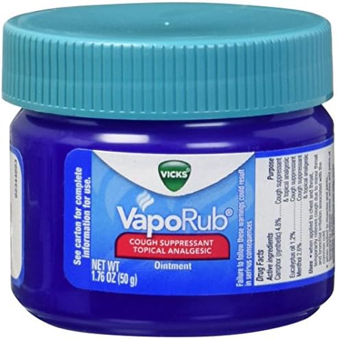 Amazon Com Vicks Vaporub Ointment 1 76 Ounces Health Personal Care