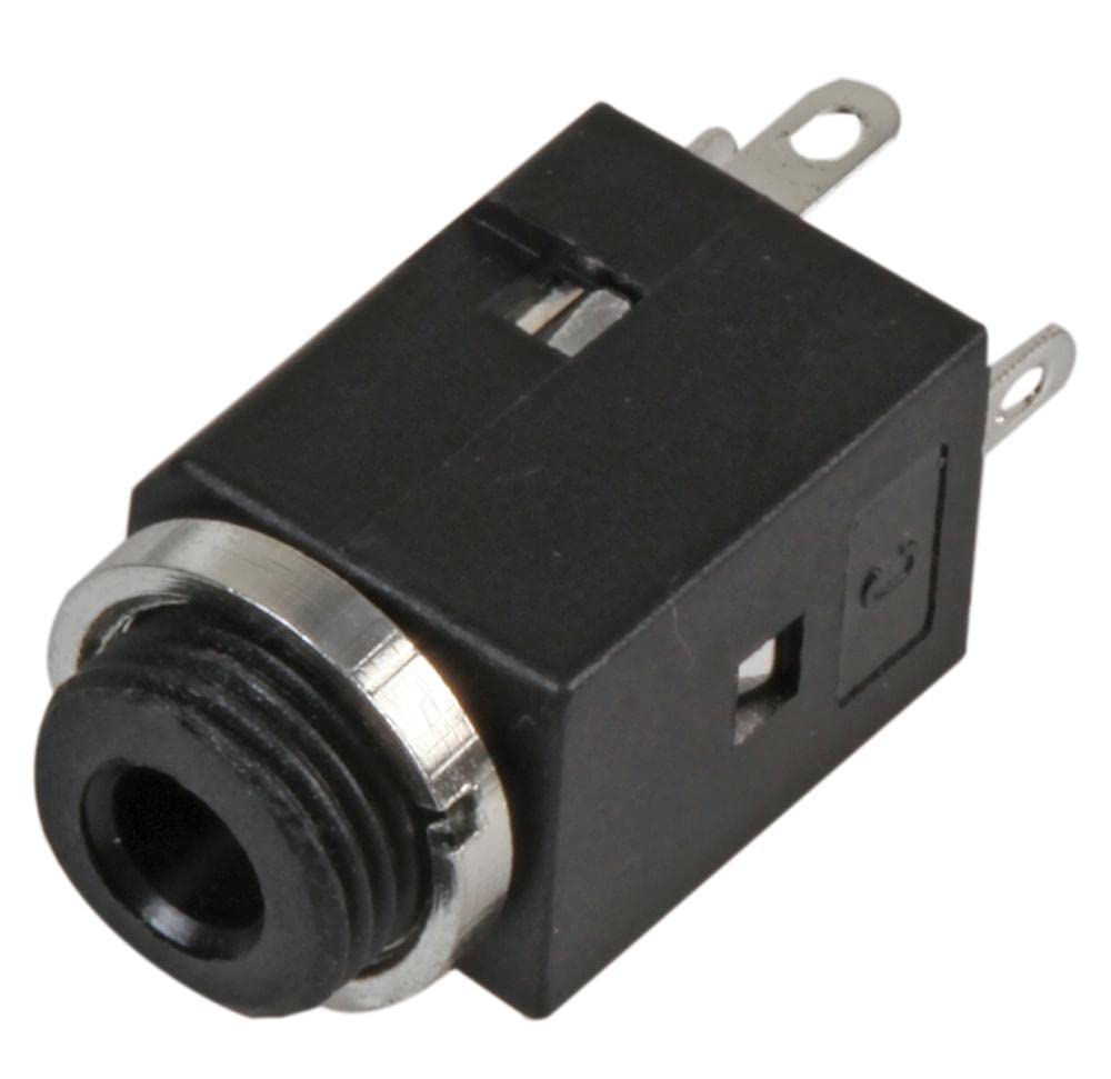 PRO SIGNAL 3.5mm Stereo Panel/Chassis Mount Sockets – Pack of 5 Audio Connectors – PS11568