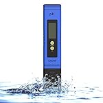 DOY Digital PH Meter Tester for Water Quality, Food, Aquarium, Pool & Hydroponics ,0.01 / High Accuracy +/- 0.05 and 0.00-14.00 Measurement Range, Large LCD Display Battery Included