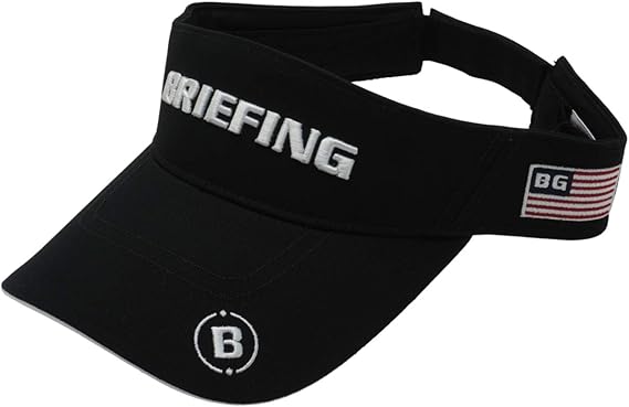 Amazon サンバイザー メンズ ブリーフィング ゴルフ Briefing 21 春夏 ゴルフ Brg211m46 バイザー 通販