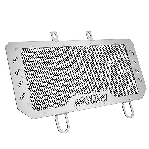 FATExpress Motorcycle Aluminum Stainless Steel Radiator Guard Grill Grille Mesh Cover Bezel Protector for 2017-2018 KTM Duke 250 390 17-18 (Black)