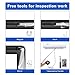 Wireless Endoscope Camera for iPhone Android, DBPOWER WiFi Borescope Inspection Camera with 6 Adjustable Led Light, IP67 Waterproof, 10M/32.8ft