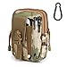 G4Free Tactical Molle Pouch Compact EDC Utility Gadget Waist Bag Pack with Cell Phone Holster(CP Camouflage)