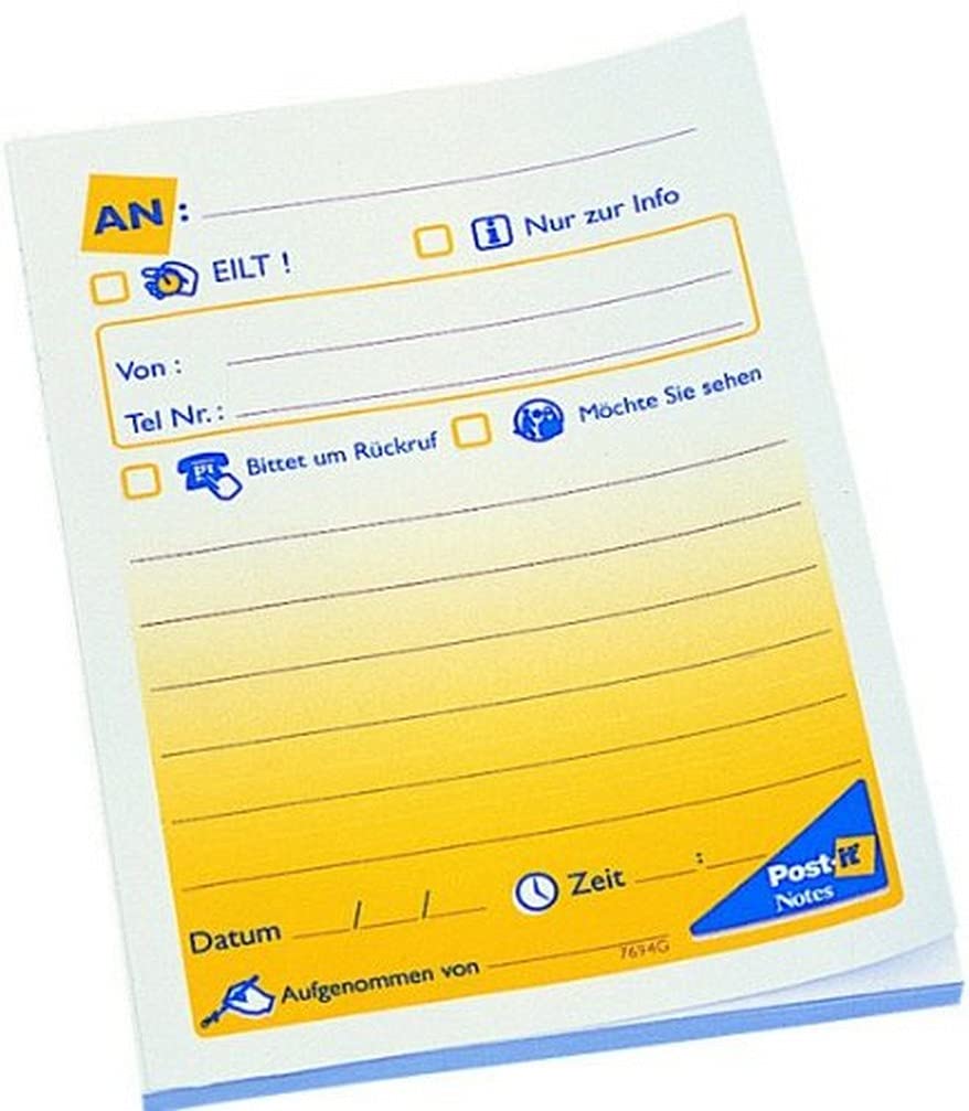 Post-it® Action Notes - Symbol Note Pad - Pack of 12 - 75mmx102mm