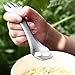 freigeist Titanium Spork: 3-in-1 Spoon, Fork & Spoon Combination For Camping, Hiking, Outdoors & Traveling | Lightweight, Durable & Rustproof Cutlery/Utensil | Portable & Reusable Multitool (Knife)