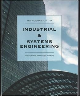 Introduction To Industrial And Systems Engineering Oakland - 