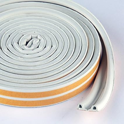 P Shaped Self-adhesive EPDM Rubber Door and Window Foam Seal Strip Soundproofing Collision Avoidance Rubber Weatherstrip