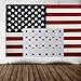 American Flag 50 Star Stencil for Painting on Wood, Paper, Fabric, Glass, and Wall Art，Reusable 10.5 x 14.82 inch mylar Template + 7 x 10 inch Starfield Stencil,4th of July Patriotic Party Decorations