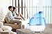Bel Air Naturals Cool Mist Humidifier + Night Light - Bacteria Cleaner Aromatherapy Ultrasonic Humidifiers Essential Oil Aroma Diffuser For Home Office Bedroom - .4 Gallon Capacity - Runs 16+ Hours