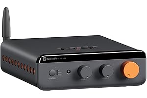 Fosi Audio BT20A MAX Stereo Power Amplifier, 300W x 2 Hi-Fi Audio Amp with PFFB Technology, LDAC Bluetooth 6.0, Dual Independ