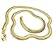 6mm Gold BOHG Jewelry Mens Biker Fashion Stainless Steel Link Necklace Snake Chain 23