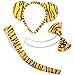 kilofly 4 Sets Kids Animal Ear Headband Bowtie Tail Cartoon Costume Party Favors