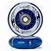 Xino Sports Inline Skates Replacement Wheels - LED Illuminating Lights, Durable and Long-Lasting, High-Quality Bearings Included, Pack of 2, 70 mm (Blue)