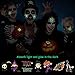 Halloween Temporary Tattoos for Kids Glow in The Dark Trick or Treat Bags Filler Halloween Party Favors 144 Assorted