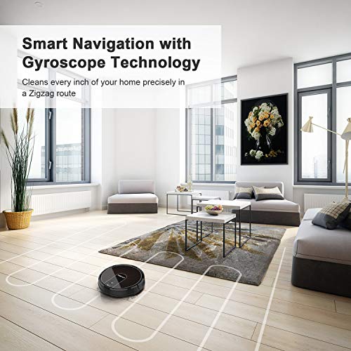 Robot Vacuum, APOSEN Smart WiFi Floor Vacuum Robot Cleaner, 2200Pa