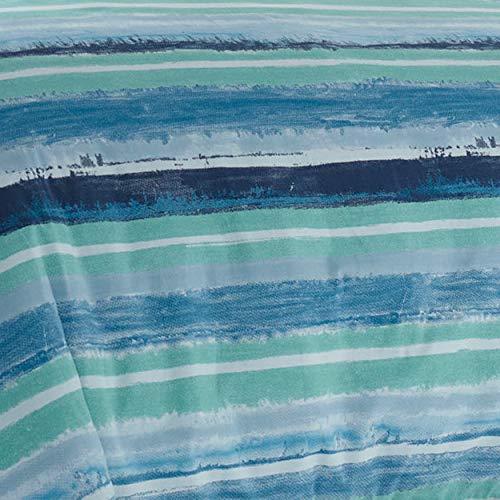 Poppy & Fritz 220832 Alex Cotton Comforter Set, Full/Queen, Blue