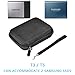 Case Compatible with Samsung T5 T3 Portable SSD 250GB 500GB 1TB 2TB with USB 3.1 External Solid State Drive. Hard Drive Carrying Box Fits for Seagate One Touch SSD/Expansion SSD 1TB (Case Only)