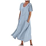 Sale Clearance Women's Summer Cotton Linen Long