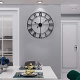 HAITANG Vintage Large Wall Clock 47cm Silent Non Ticking Battery Operated view 7