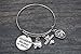 SportyBella Softball Bracelet - She Believed She Could So She Did Adjustable Bangle, Softball Jewelry, Birthday, Graduation Gifts for Teams, and Accessories