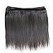 ISEE Hair 8A Brazilian Virgin Straight Hair 3 Bundles 100% Unprocessed Human Hair Weave Extensions Natural Color Can Be Dyed and Bleached (24''&26''28')