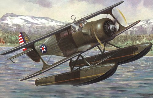 Roden Beechcraft SD17S Stagger Biplane Airplane Model Kit