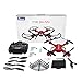 Potensic Drone with Camera, F181DH 5.8GHz RC Drone Quadcopter with 720P HD Live Camera RTF Altitude Hold UFO & Newest Stepless-Speed Function, 5.8Ghz FPV LCD Screen Monitor (Red)