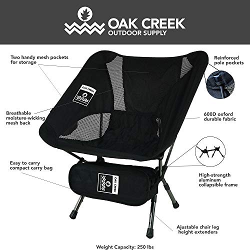 Oak-Creek-Ultra-Lightweight-Folding-Camping-Chair-with-Extendable-Legs-Heavy-Duty-Collapsible-Aluminum-Frame-Portable-and-Durable-Perfect-for-Backpackers-and-Camping