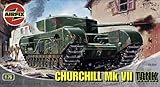 Airfix A01304 1:76 Scale Churchill Mk.VII Tank Military Vehicles Classic Kit Series 1