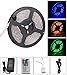Homaz 5M/16.4 Ft SMD 5050 RGB 300 LED Color Changing Kit with Flexible Strip Light+44 Key IR Remote Control+ Power Supply