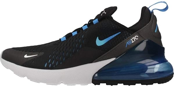 nike 270 blue and black