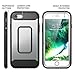 YOUMAKER Designed for iPhone SE Case/iPhone 8 Case/iPhone 7 Case (NOT Plus),Full-Body Rugged Case with Built-in Screen Protector for iPhone SE 2nd Generation/8/7 4.7 Inch - Silver