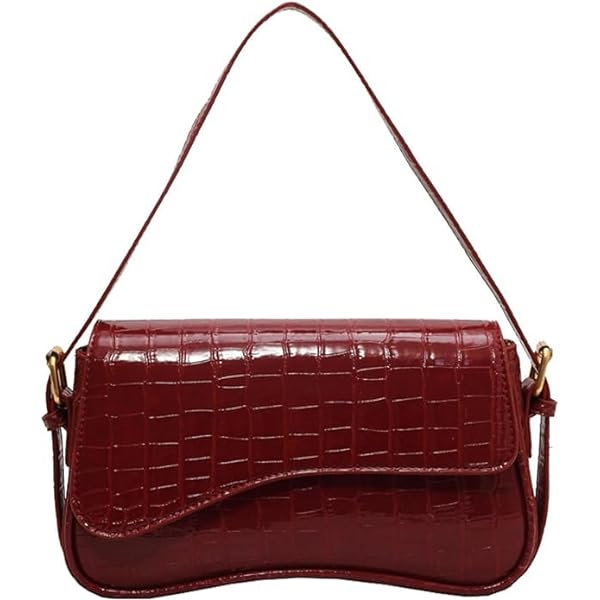 2025 Small Shoulder Bag Y2K Purse for Women, Crocodile Clutch