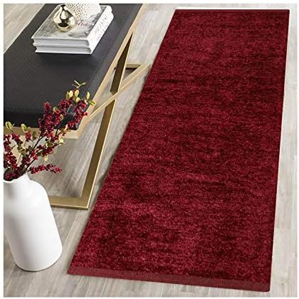 NIMKOS Polyester Blend Soft Indoor Modern Shag Area Rug Carpet with Feather Touch for Dining Room, Living Room, Home Bedroom, 22X48 Inch (Multi)