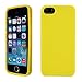 Eco-Fused Soft Silicone Rubber Cases for iPhone SE, 5 / 5S (Yellow, Pink, Hot Pink, Black, Orange, Red, Blue, Purple, Light Blue, Light Green) / 1 Microfiber Cleaning Cloth