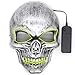 Hasiben Halloween Cosplay LED Light up Skull Mask for Festival Party Halloween Costumes