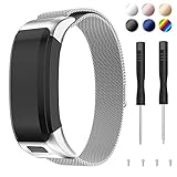 Younsea Compatible with Garmin Vivosmart HR Bands, Magnetic Lock Milanese Loop Stainless Steel Metal Bracelet Replacement Strap for Garmin Vivosmart HR Tracker