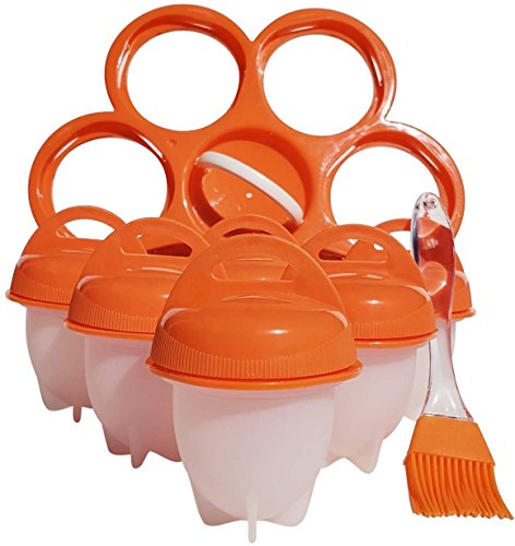 Egg Chums - Silicone Egg Cooker as seen on TV with HOLDER!! Hard Boiled Egg Maker | Egg Poacher - Get Hard Boiled Eggs… 1 Egg Chums - Silicone Egg Cooker as seen on TV with HOLDER!! Hard Boiled Egg Maker | Egg Poacher - Get Hard Boiled Eggs…