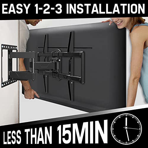 Mounting Dream Full Motion TV Mount for 4275 inch TVs, TV Wall Mount