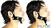 PILPOC Beard Shaping Tool, Beard Shaper Lineup, Beard Template Stencil, Premium Quality, Goatee, Mustache, Cheek Line, Neck Line, Forehead, Sideburns, Printed Guide, Exclusive Package & E-Book (PLUS)