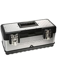 Roadpro   sst00715 15" Acero Inoxidable Caja de herramientas con bandeja extraíble