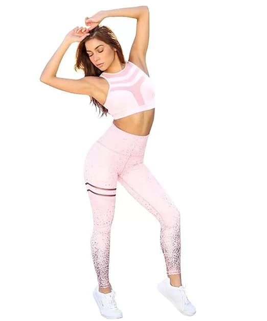 Amazon.com: Sues Stamping Yoga Pants High Waist Sports ...