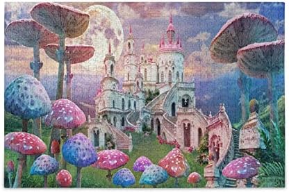 Amazon Com Fairytale Mushrooms Castle Jigsaw Puzzles 500 Pieces Diy Artwork Fantastic Landscape Intellectual Decompressing Fun Game For Family Adults Teens Friends Toys Games