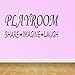 WallDecalQuote Share Imagine and Laugh Quote Playroom Wall Decal Kids Vinyl Children Decor Daycare