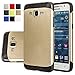 Galaxy Grand Prime Case, Samsung Galaxy Grand Prime Case, AnoKe [Shock Absorption Shockproof] Silicone Hard Rubber Hybrid Dual Layer Heavy Duty Defender Protective Cover For Samsung G5308(Armor Gold)