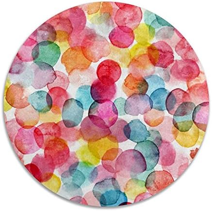 Colorful Bubble Round Chair Seat Cushion Pad Non-Slip Diameter 16 Inch