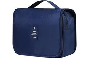 Hanging Travel Toiletry Bag, Veyarien Folding Waterproof Makeup Cosmetic Toiletries Bags Organizer for Women Ladies Girls (Na