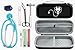 Protective & Portable Case Fits for 3M Littmann Classic III Monitoring Stethoscope, Accessories Holder for Reflex Hammer, Pen Light & Other Supplies, Bag for Nurse, Doctor - Black&Carton