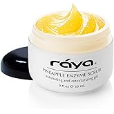 RAYA Pineapple Enzyme Facial Scrub (120) | Exfoliating and Refining Facial Scrub for Combination Skin | Creates a Glowing Complexion | Made with Pineapple Enzymes and Jojoba Beads