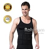 Roludom Men's Slimming Trimmer Body Shaper Vest Underwears Tank Top